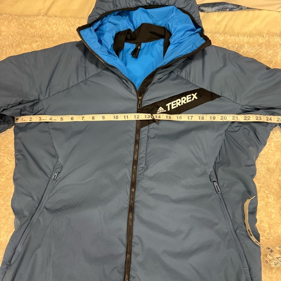 Adidas Terrex Techrock Stretch Primaloft Hooded Jacket- Men’s Size Large - Picture 5 of 14